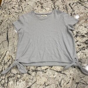 Madewell Texture & Thread Modern Side-Tie Top size small‎